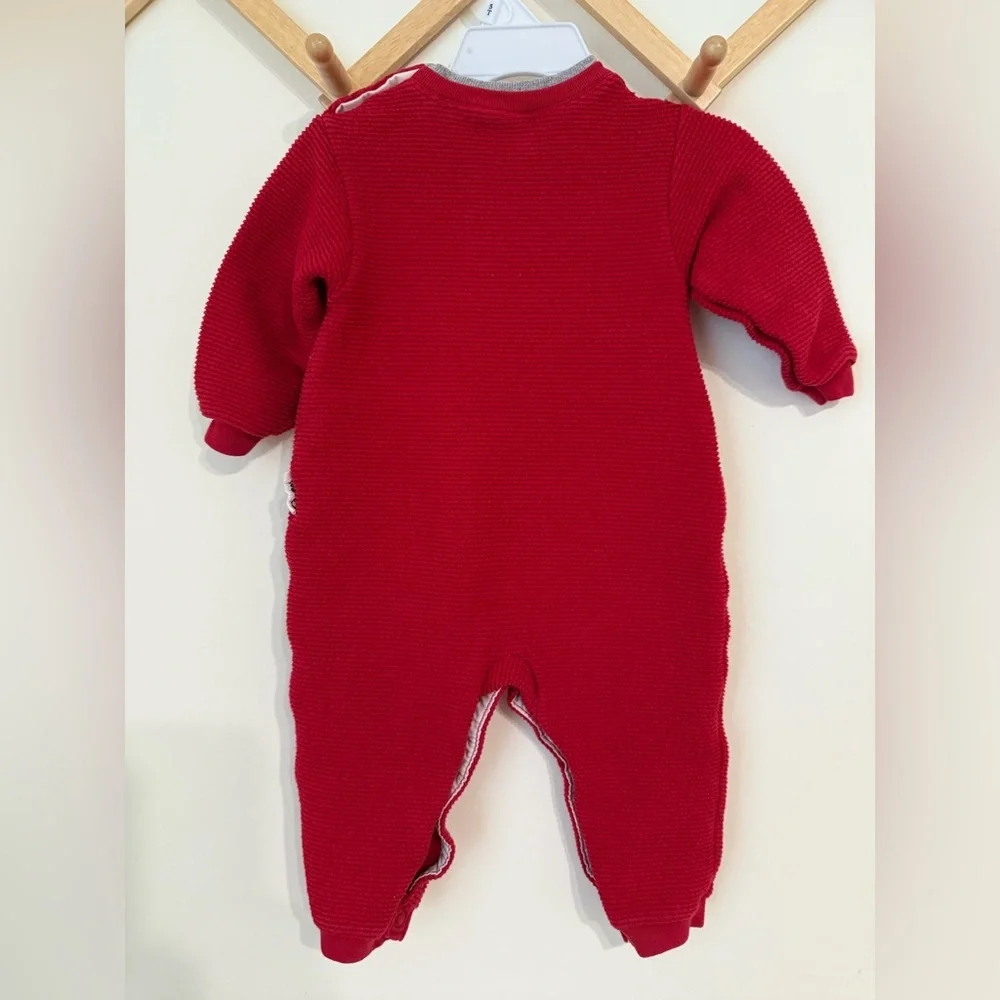 Vintage Carters Embroidered Dog Corduroy Jumpsuit